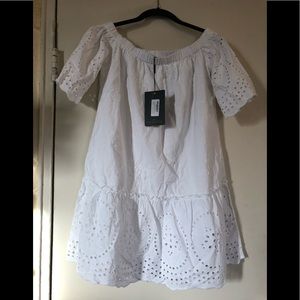 Cute never worn white eyelet dress
